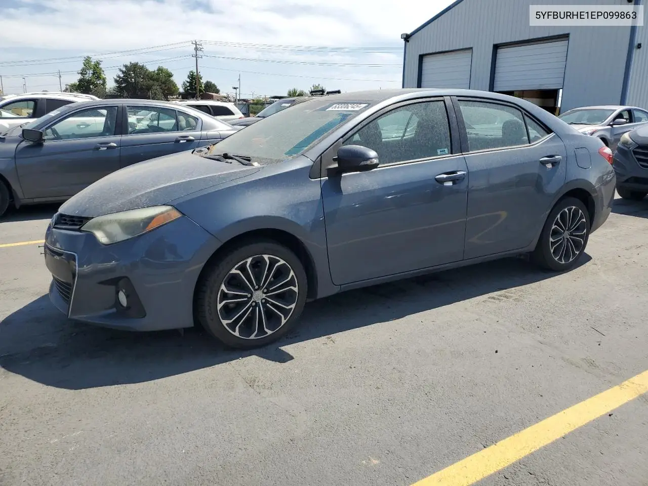2014 Toyota Corolla L VIN: 5YFBURHE1EP099863 Lot: 63306245