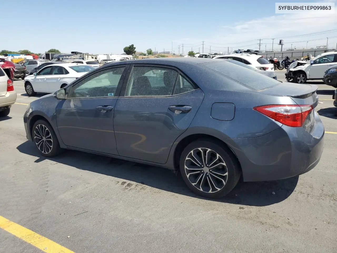 2014 Toyota Corolla L VIN: 5YFBURHE1EP099863 Lot: 63306245