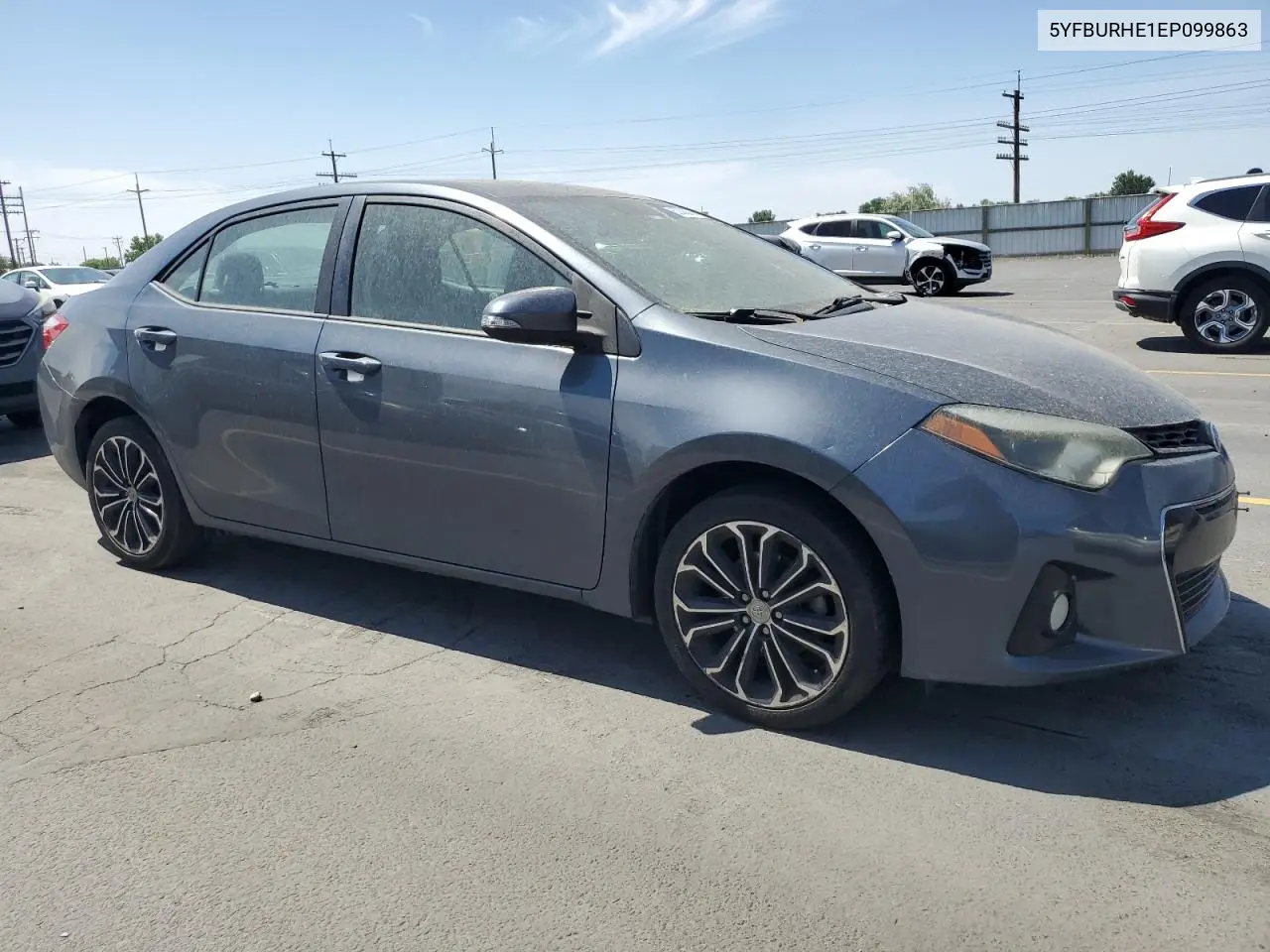 2014 Toyota Corolla L VIN: 5YFBURHE1EP099863 Lot: 63306245