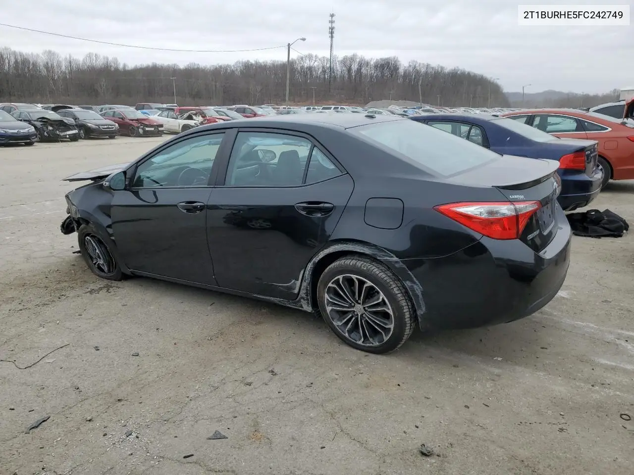 2015 Toyota Corolla L VIN: 2T1BURHE5FC242749 Lot: 43224705