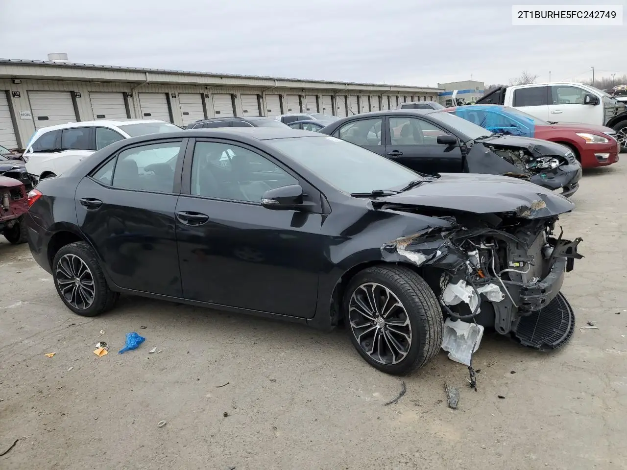 2015 Toyota Corolla L VIN: 2T1BURHE5FC242749 Lot: 43224705