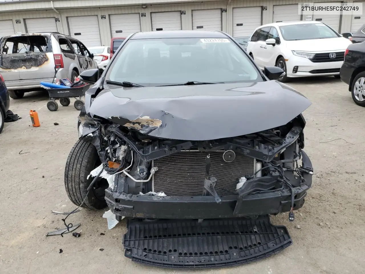 2015 Toyota Corolla L VIN: 2T1BURHE5FC242749 Lot: 43224705