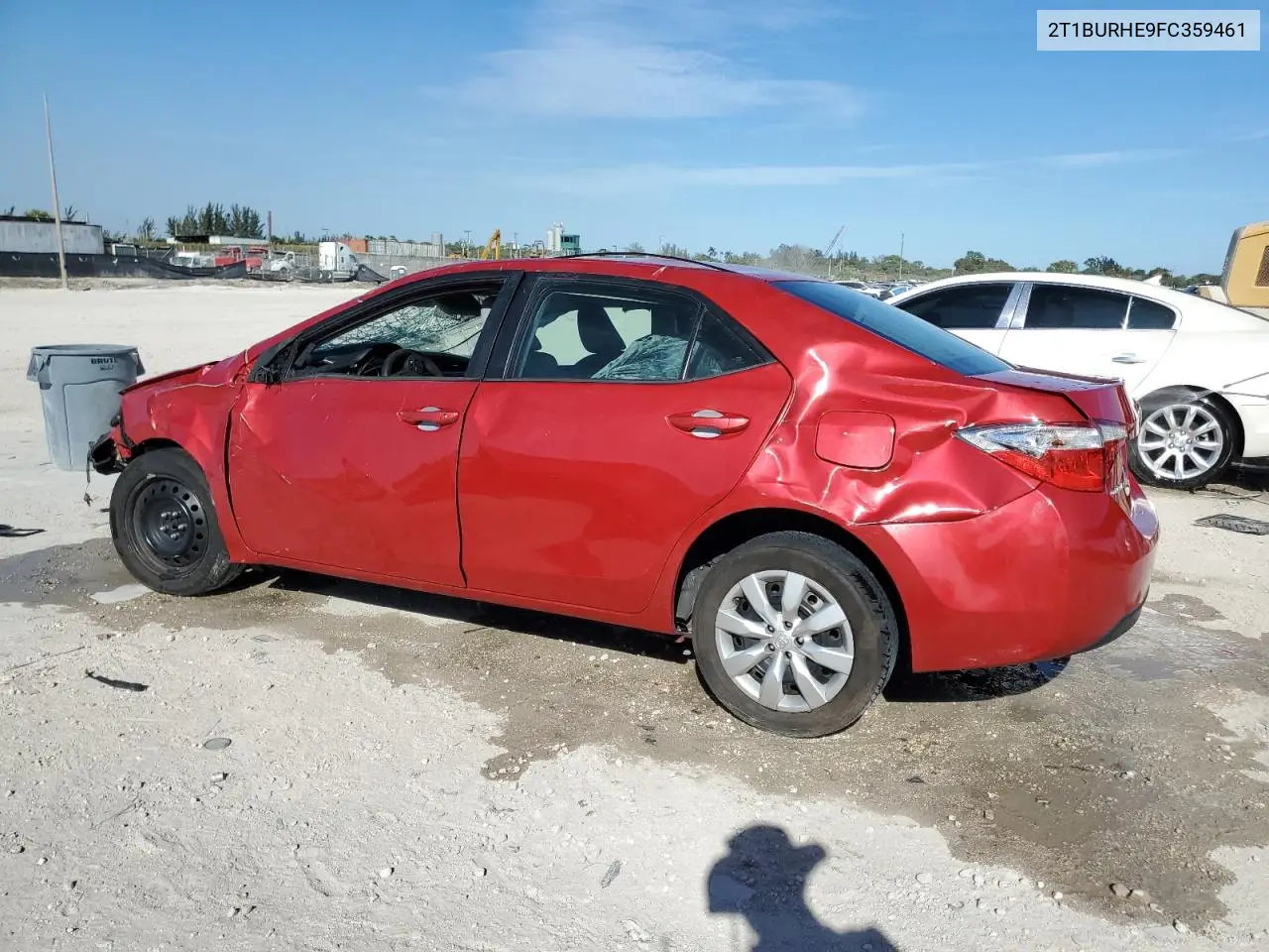 2015 Toyota Corolla L VIN: 2T1BURHE9FC359461 Lot: 49996715