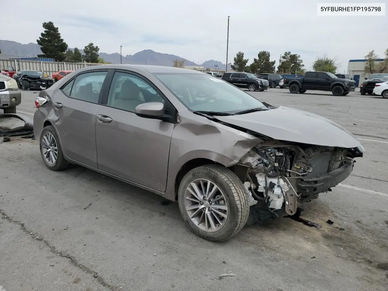 2015 Toyota Corolla L VIN: 5YFBURHE1FP195798 Lot: 53100535