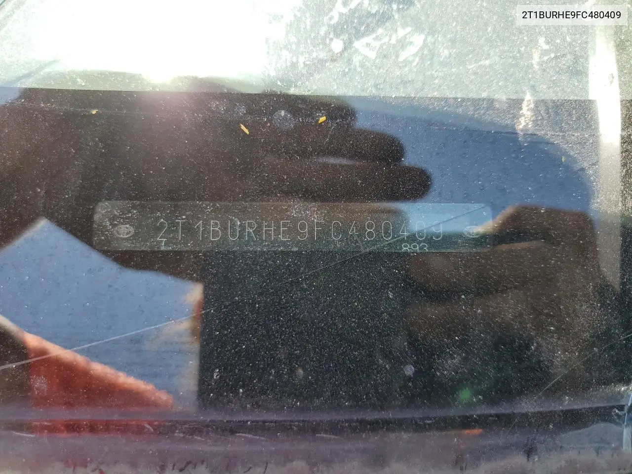 2t1burhe9fc480409 2T1BURHE9FC480409 2015 Toyota Corolla L