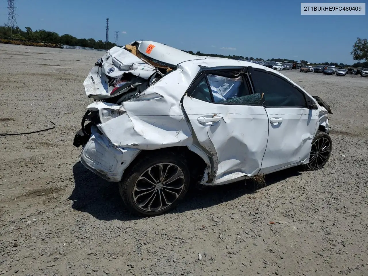 2t1burhe9fc480409 2T1BURHE9FC480409 2015 Toyota Corolla L
