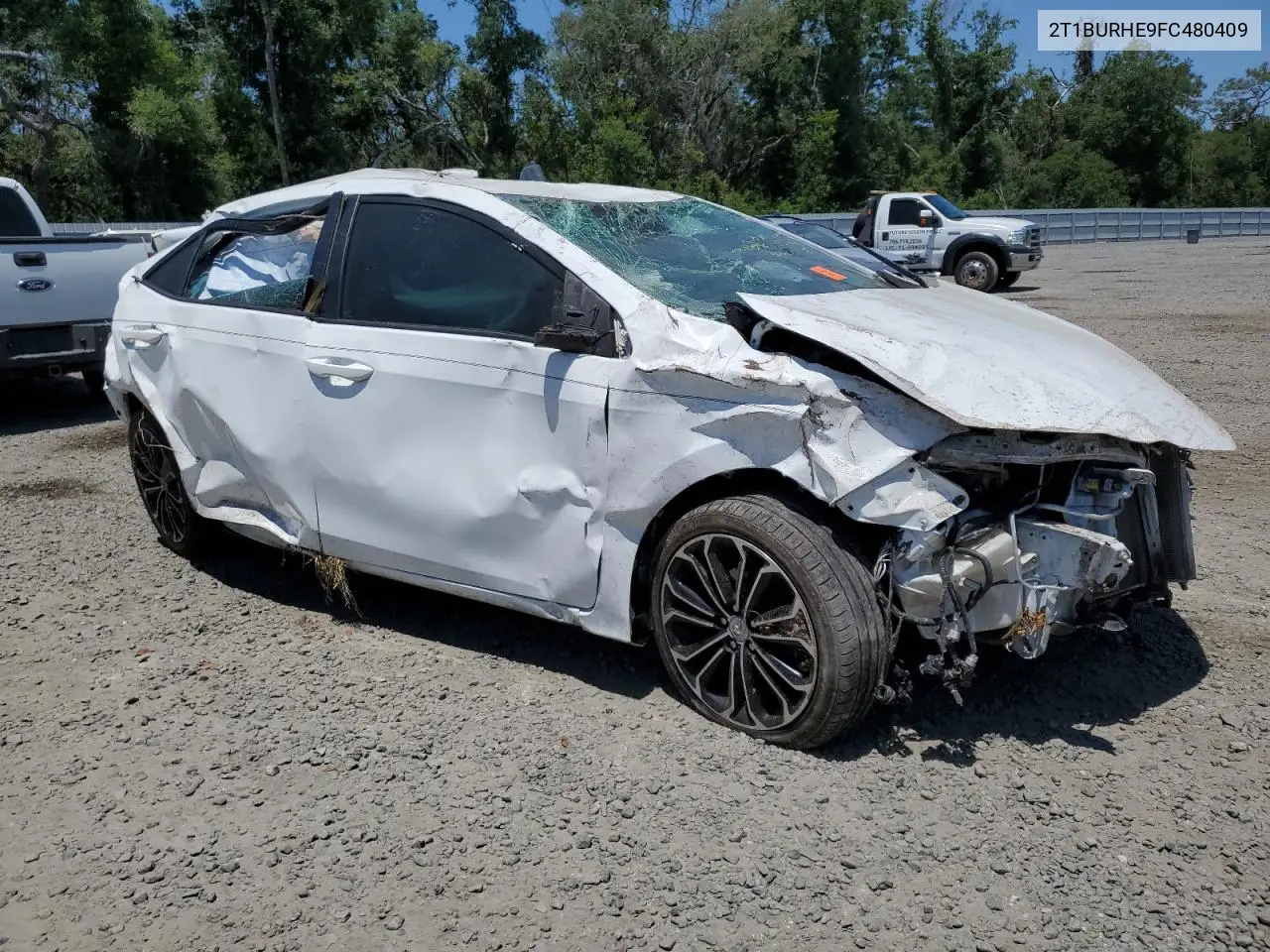 2t1burhe9fc480409 2T1BURHE9FC480409 2015 Toyota Corolla L