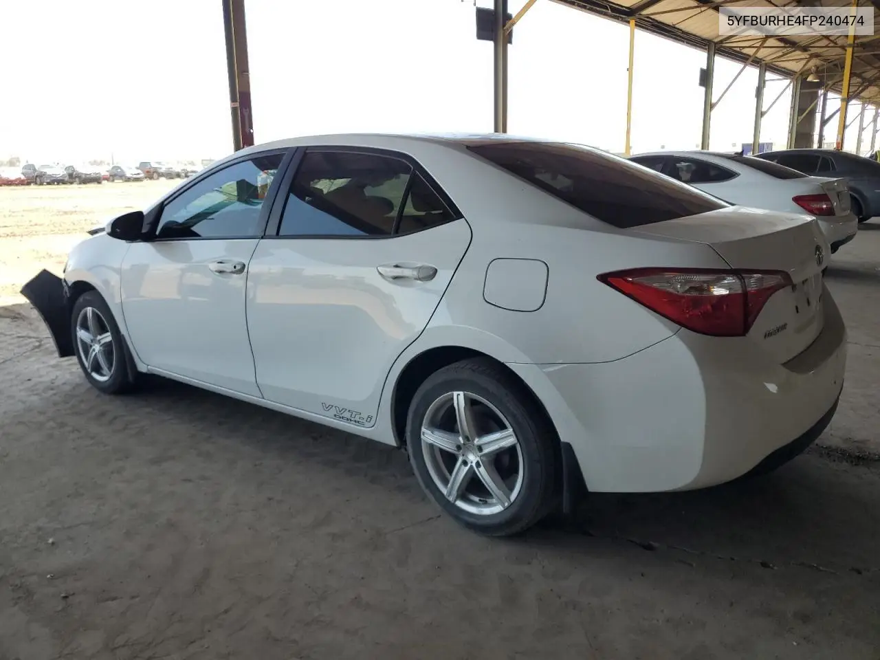 2015 Toyota Corolla L VIN: 5YFBURHE4FP240474 Lot: 56987995