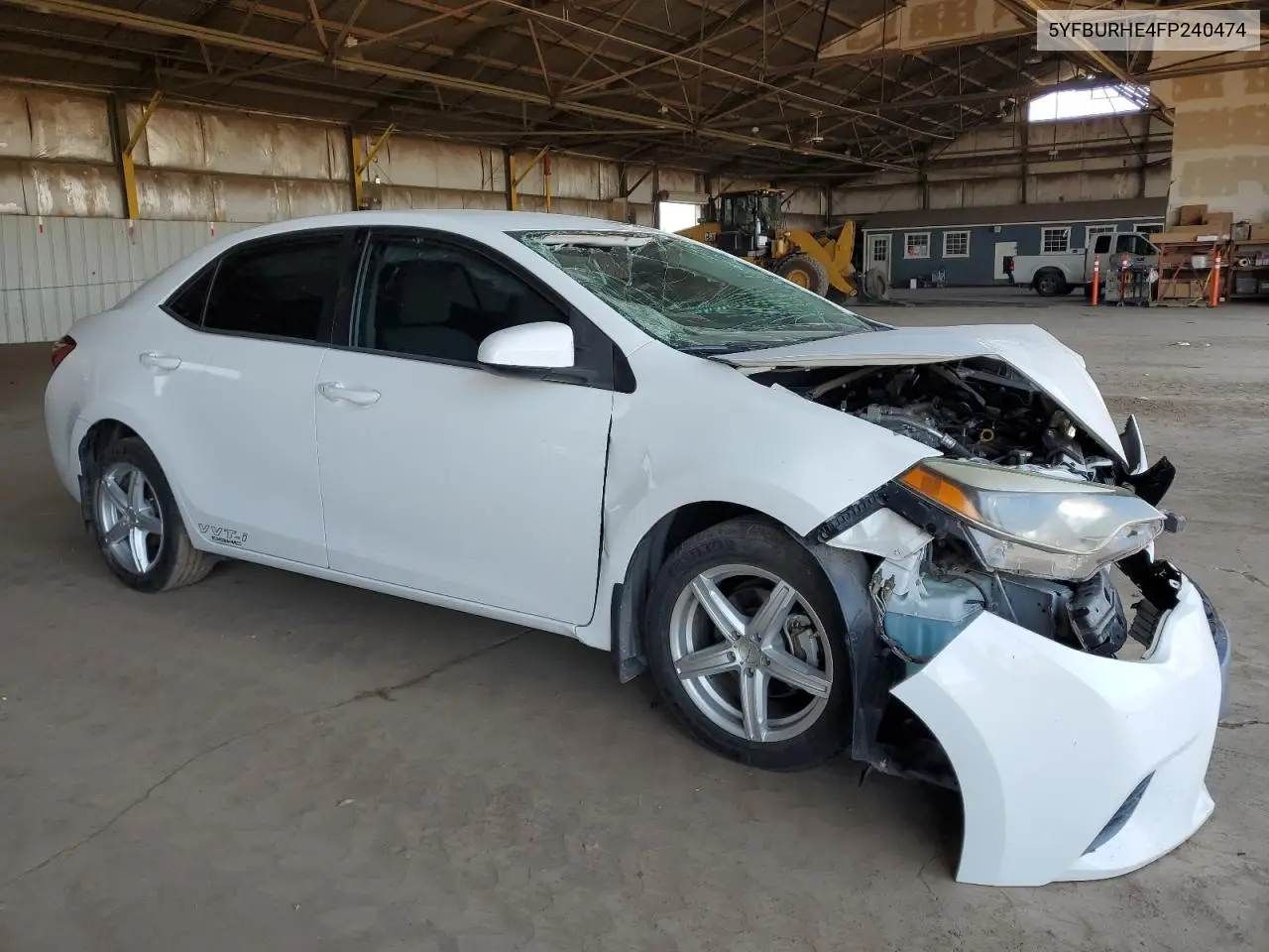 2015 Toyota Corolla L VIN: 5YFBURHE4FP240474 Lot: 56987995