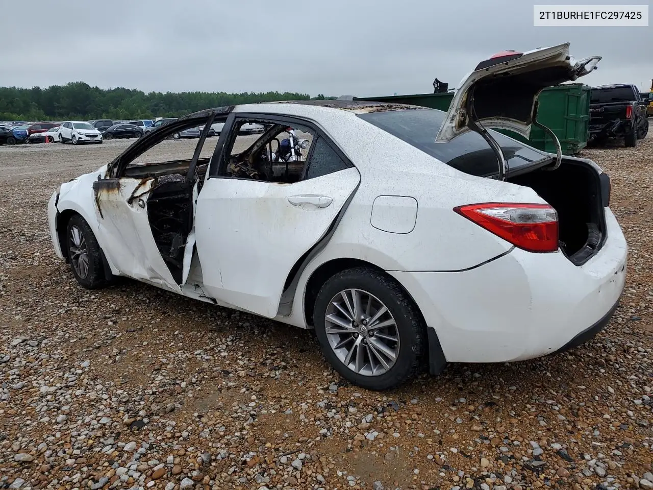 2015 Toyota Corolla L VIN: 2T1BURHE1FC297425 Lot: 57970655