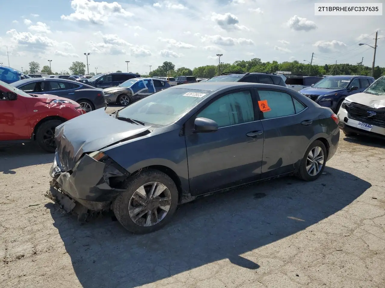 2015 Toyota Corolla Eco VIN: 2T1BPRHE6FC337635 Lot: 62612855
