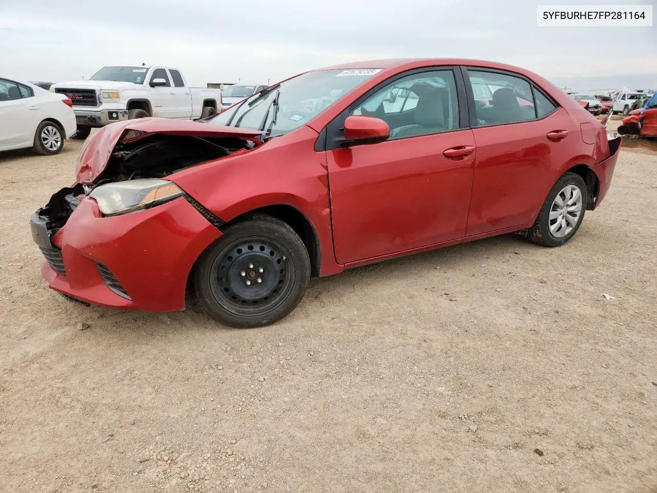 2015 Toyota Corolla L VIN: 5YFBURHE7FP281164 Lot: 62679235