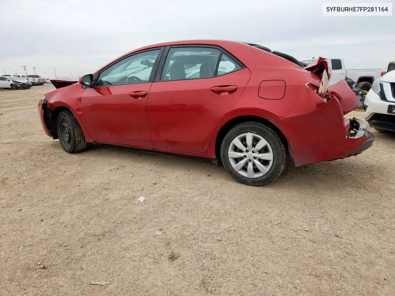 2015 Toyota Corolla L VIN: 5YFBURHE7FP281164 Lot: 62679235