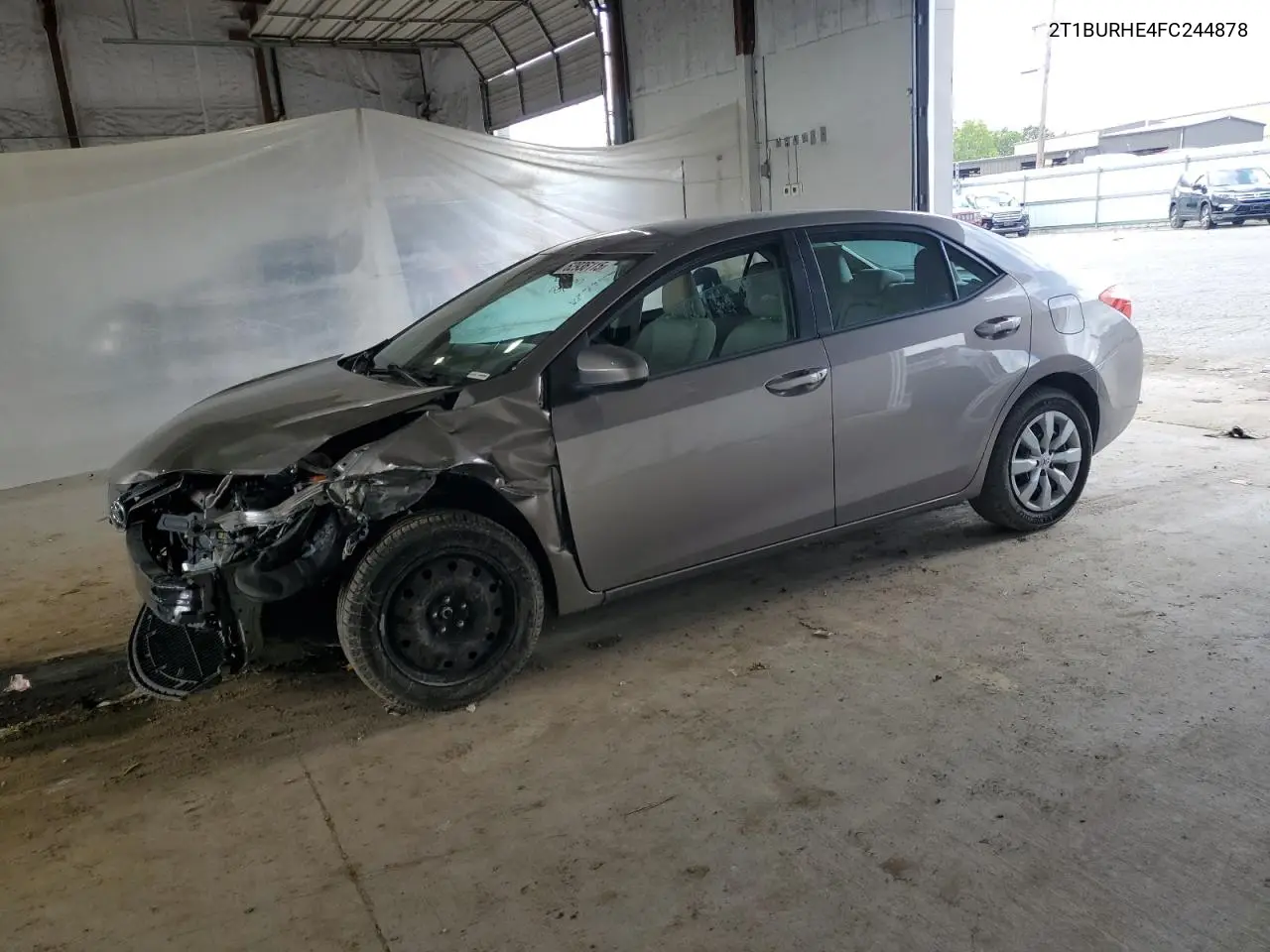 2015 Toyota Corolla L VIN: 2T1BURHE4FC244878 Lot: 62936115