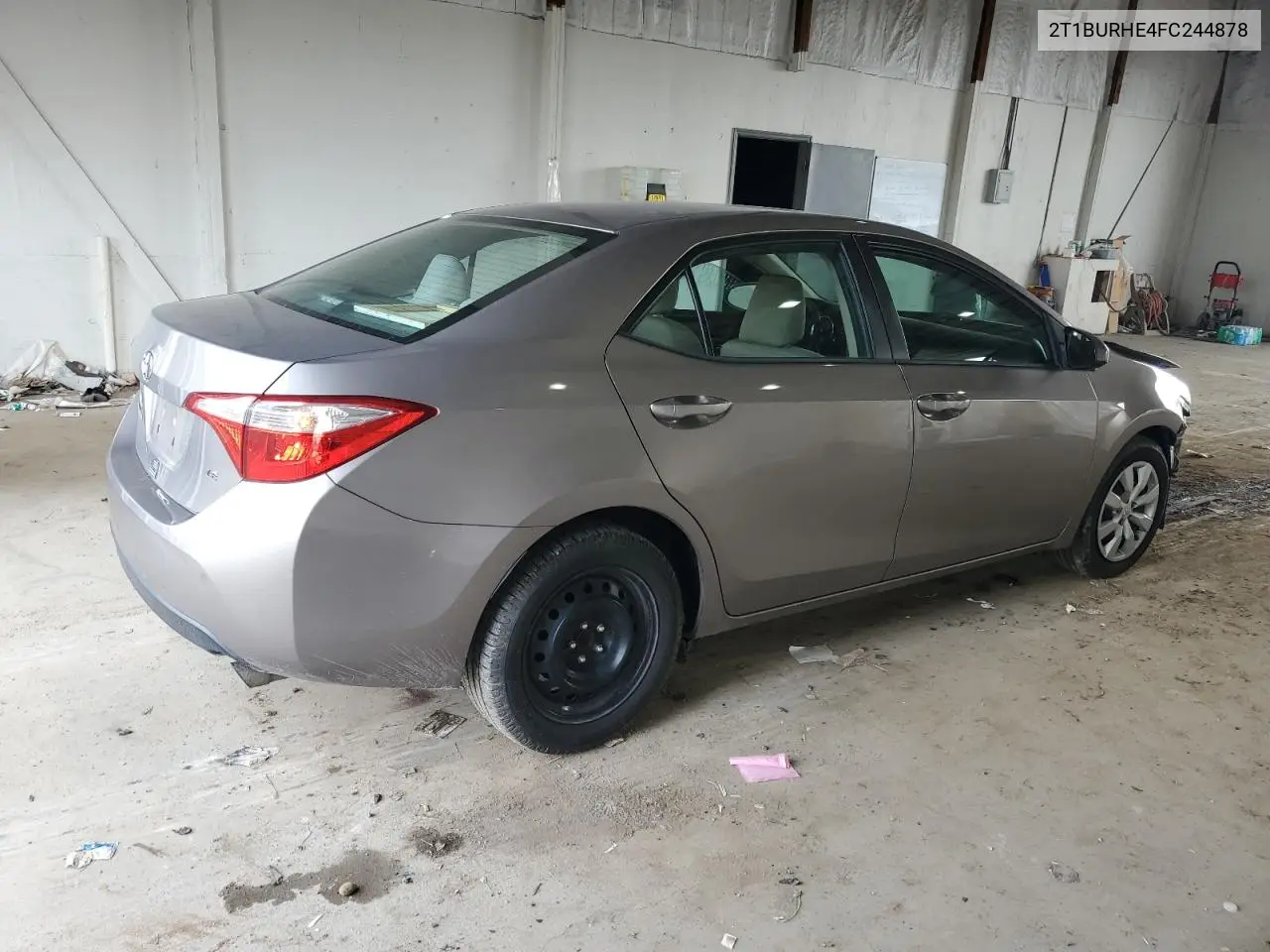 2015 Toyota Corolla L VIN: 2T1BURHE4FC244878 Lot: 62936115
