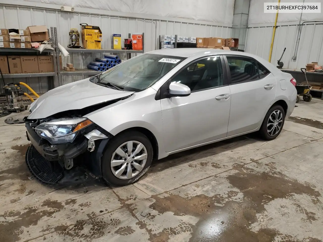 2015 Toyota Corolla L VIN: 2T1BURHEXFC397684 Lot: 62968075