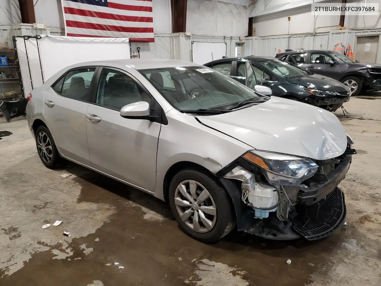 2015 Toyota Corolla L VIN: 2T1BURHEXFC397684 Lot: 62968075