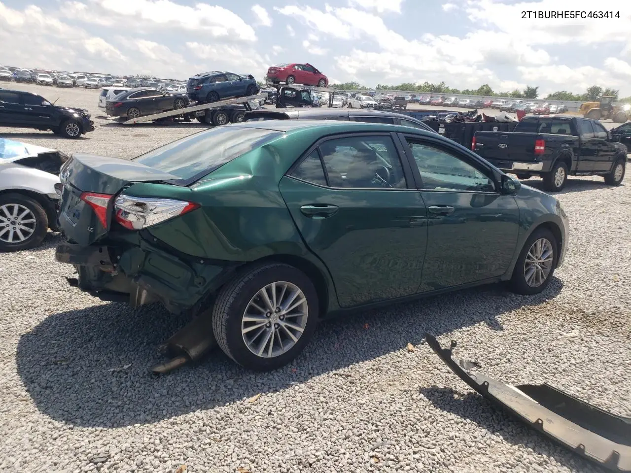 2015 Toyota Corolla L VIN: 2T1BURHE5FC463414 Lot: 63044145