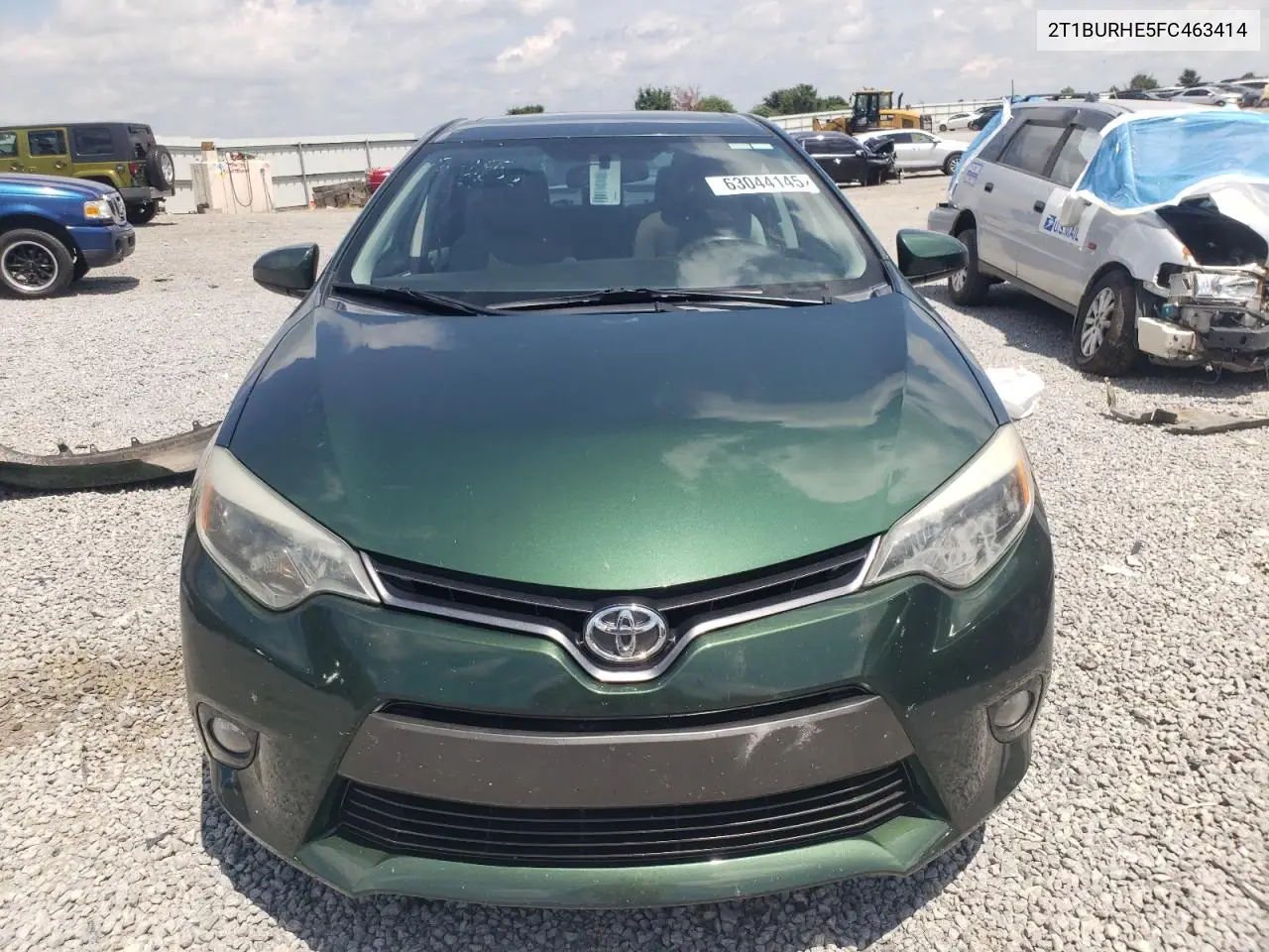2015 Toyota Corolla L VIN: 2T1BURHE5FC463414 Lot: 63044145
