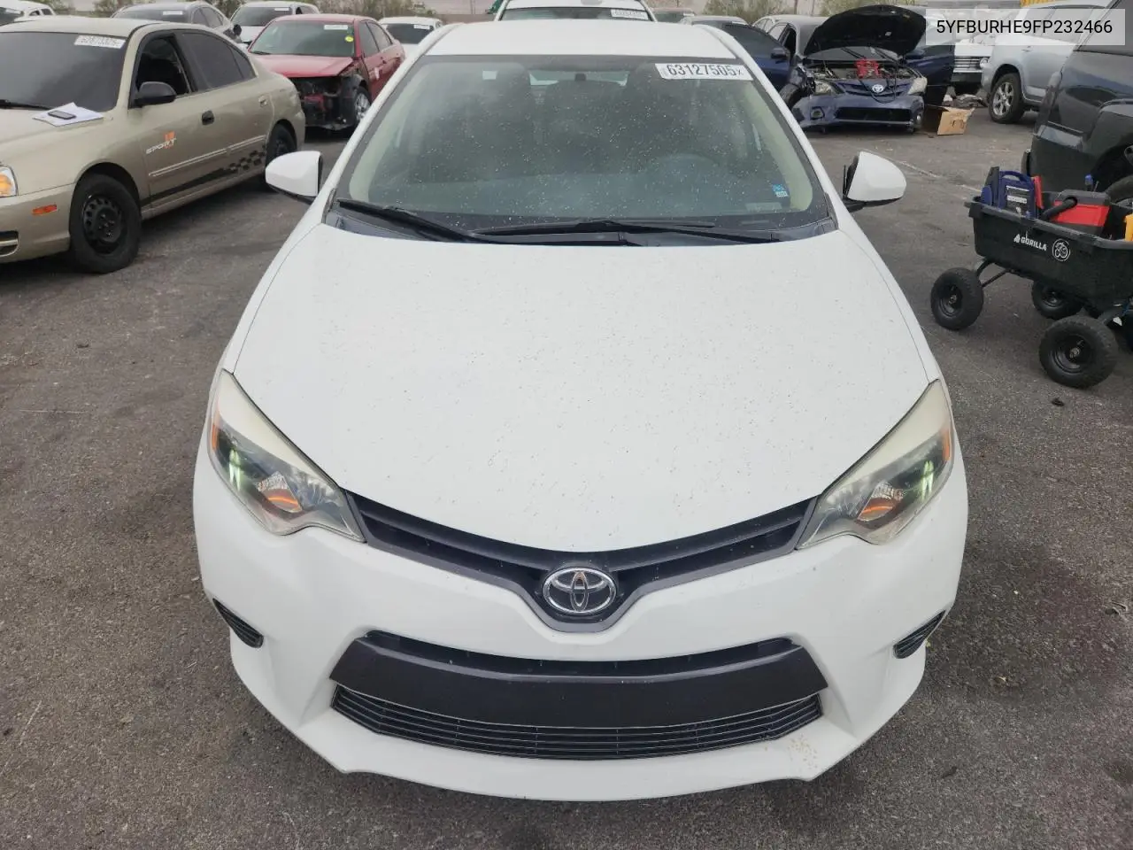 2015 Toyota Corolla L VIN: 5YFBURHE9FP232466 Lot: 63127505