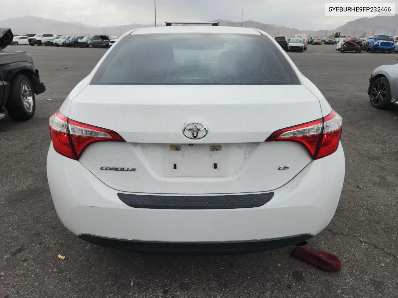 2015 Toyota Corolla L VIN: 5YFBURHE9FP232466 Lot: 63127505