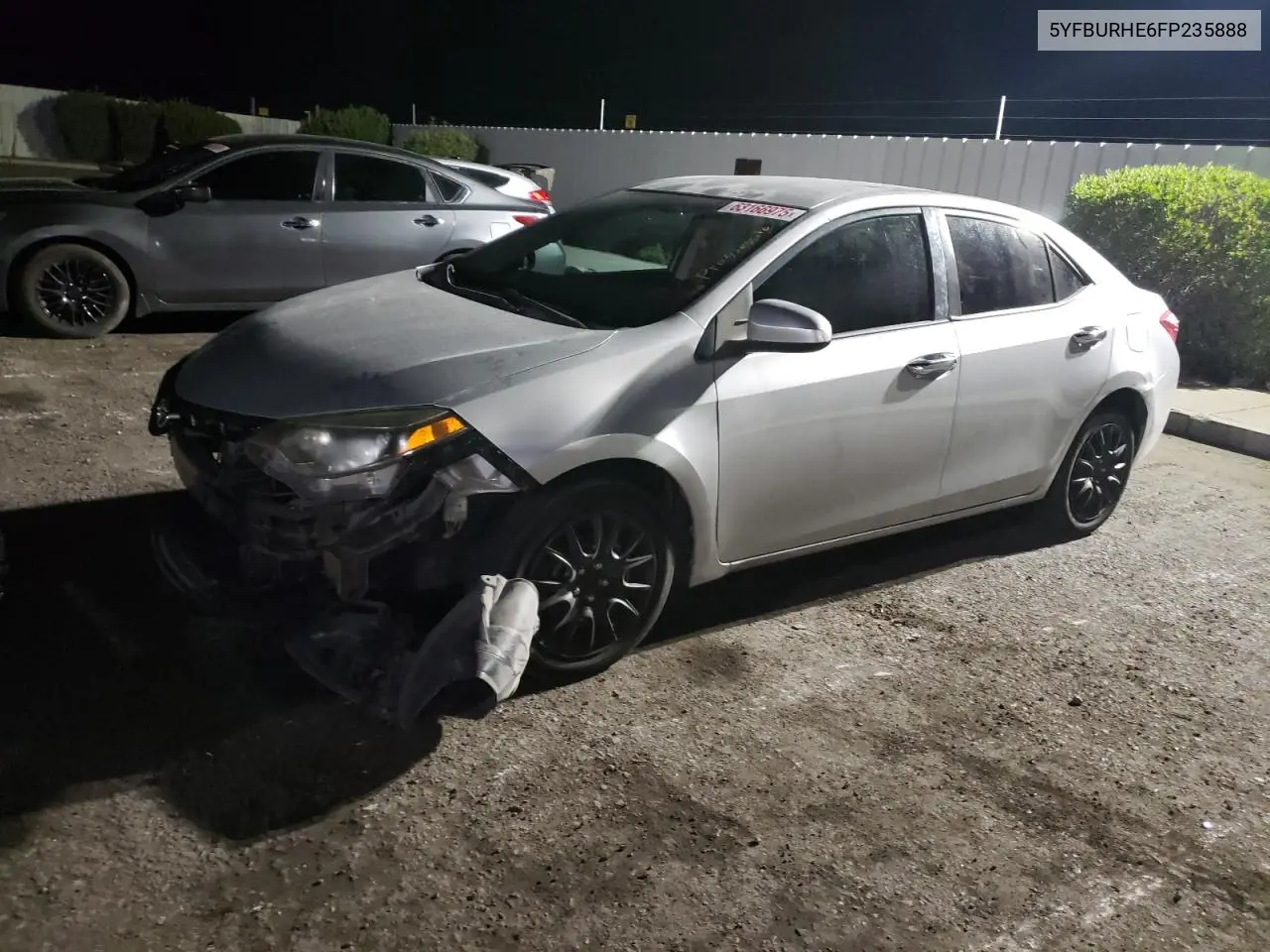 2015 Toyota Corolla L VIN: 5YFBURHE6FP235888 Lot: 63166975