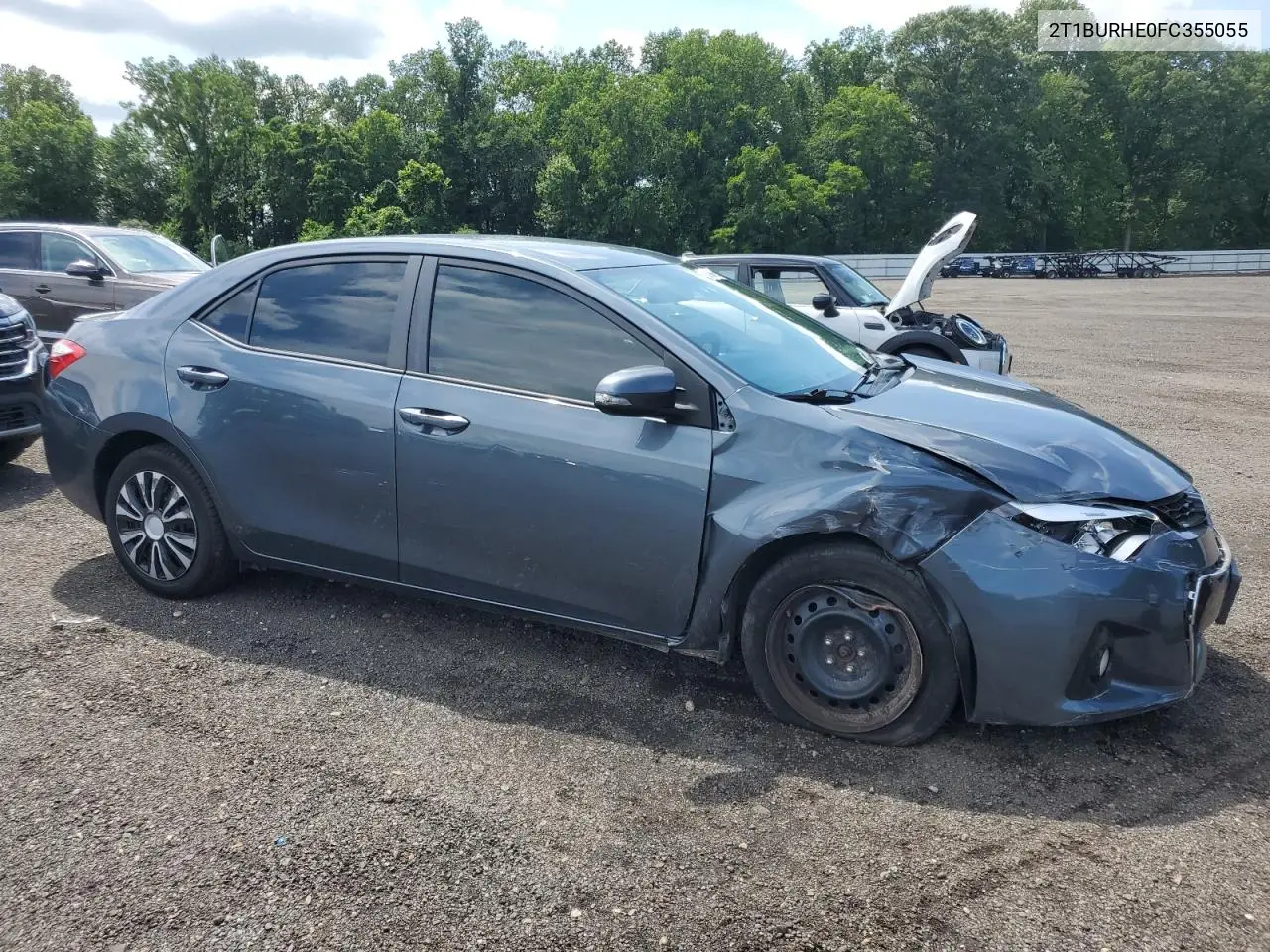 2015 Toyota Corolla L VIN: 2T1BURHE0FC355055 Lot: 63194675