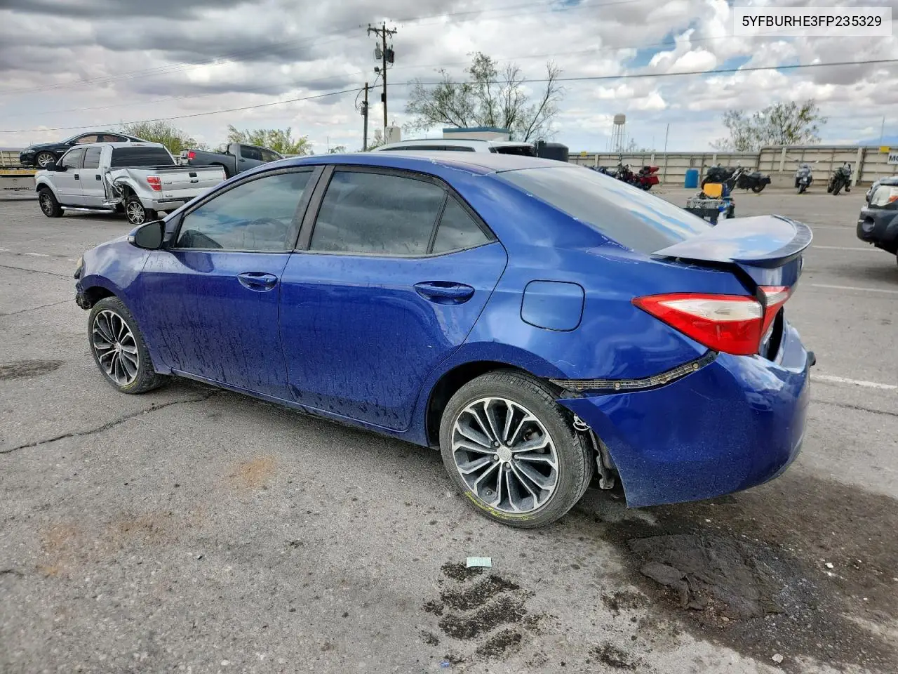 2015 Toyota Corolla L VIN: 5YFBURHE3FP235329 Lot: 63292215