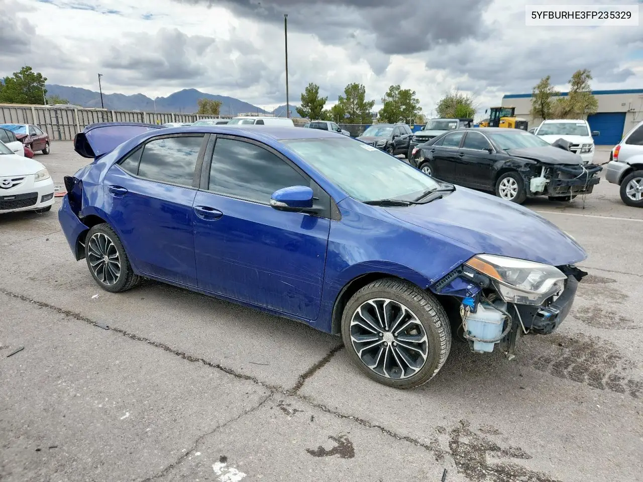 2015 Toyota Corolla L VIN: 5YFBURHE3FP235329 Lot: 63292215