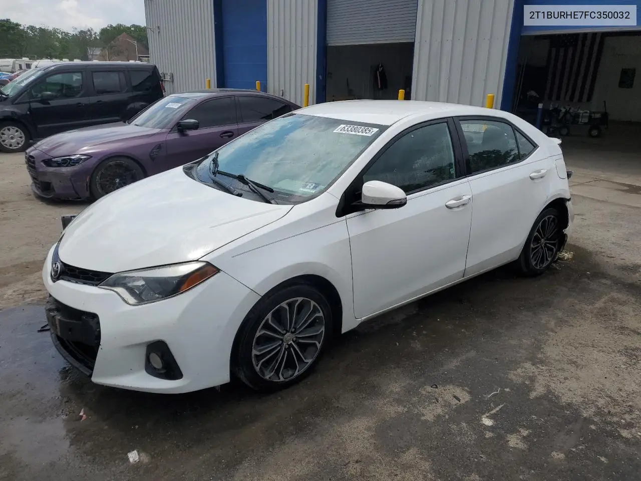 2015 Toyota Corolla L VIN: 2T1BURHE7FC350032 Lot: 63380385