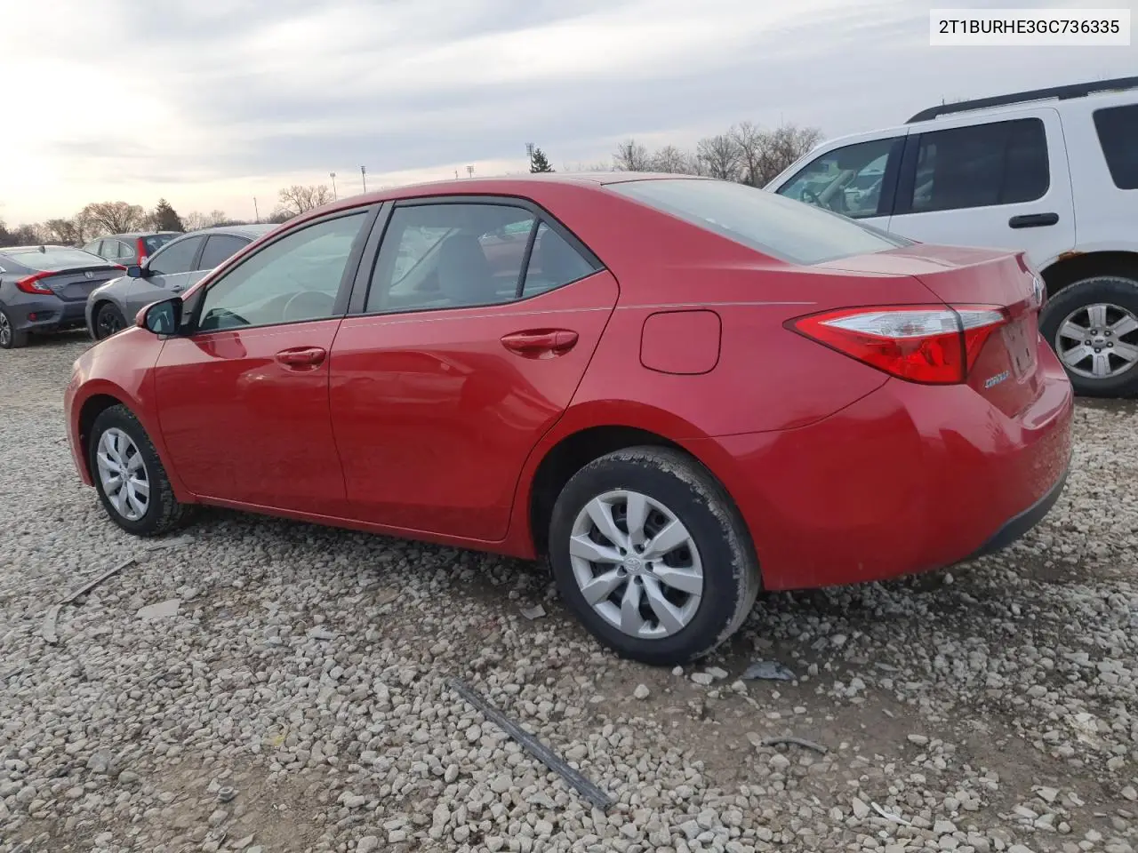 2016 Toyota Corolla L VIN: 2T1BURHE3GC736335 Lot: 49428065