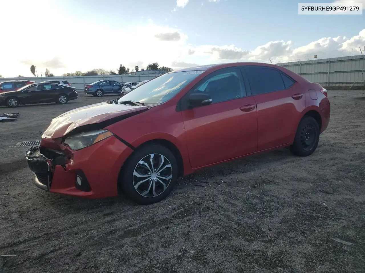 2016 Toyota Corolla L VIN: 5YFBURHE9GP491279 Lot: 49516315
