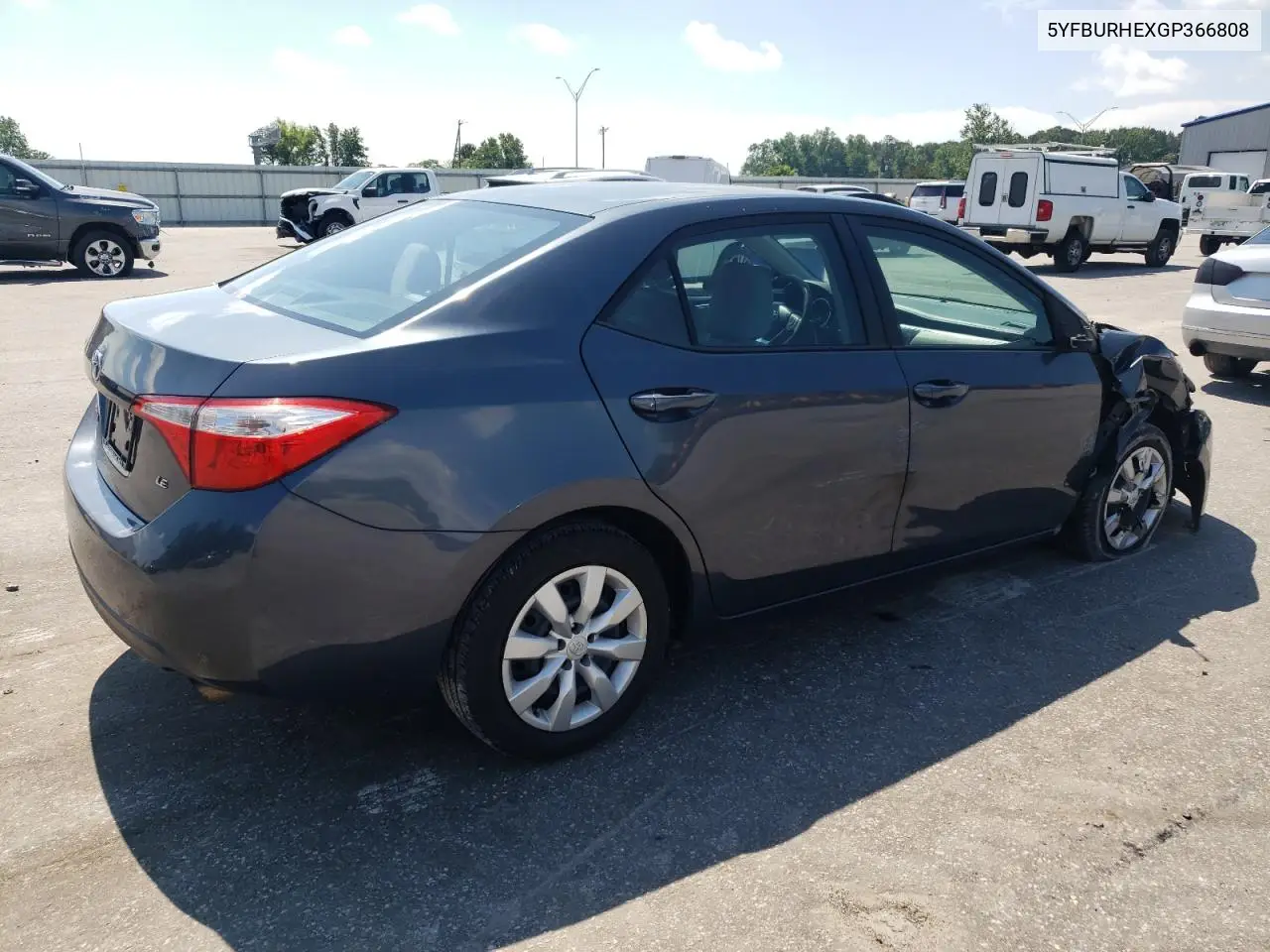 2016 Toyota Corolla L VIN: 5YFBURHEXGP366808 Lot: 55815535
