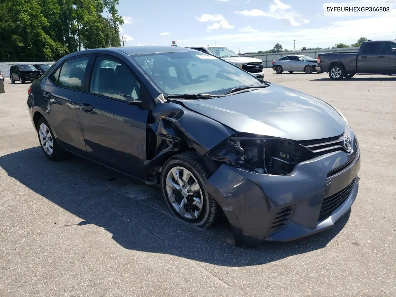 2016 Toyota Corolla L VIN: 5YFBURHEXGP366808 Lot: 55815535