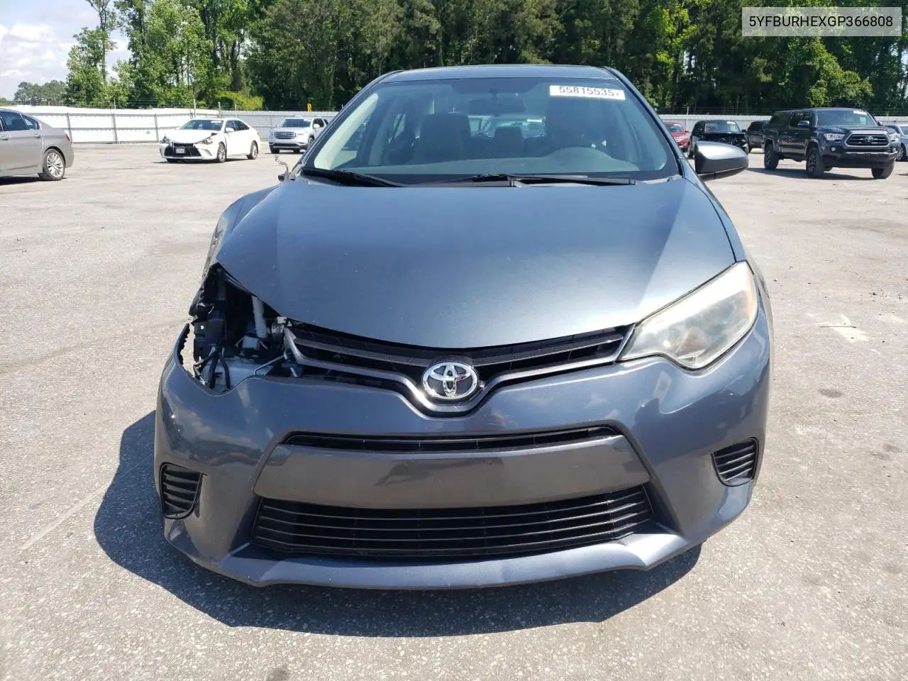 2016 Toyota Corolla L VIN: 5YFBURHEXGP366808 Lot: 55815535