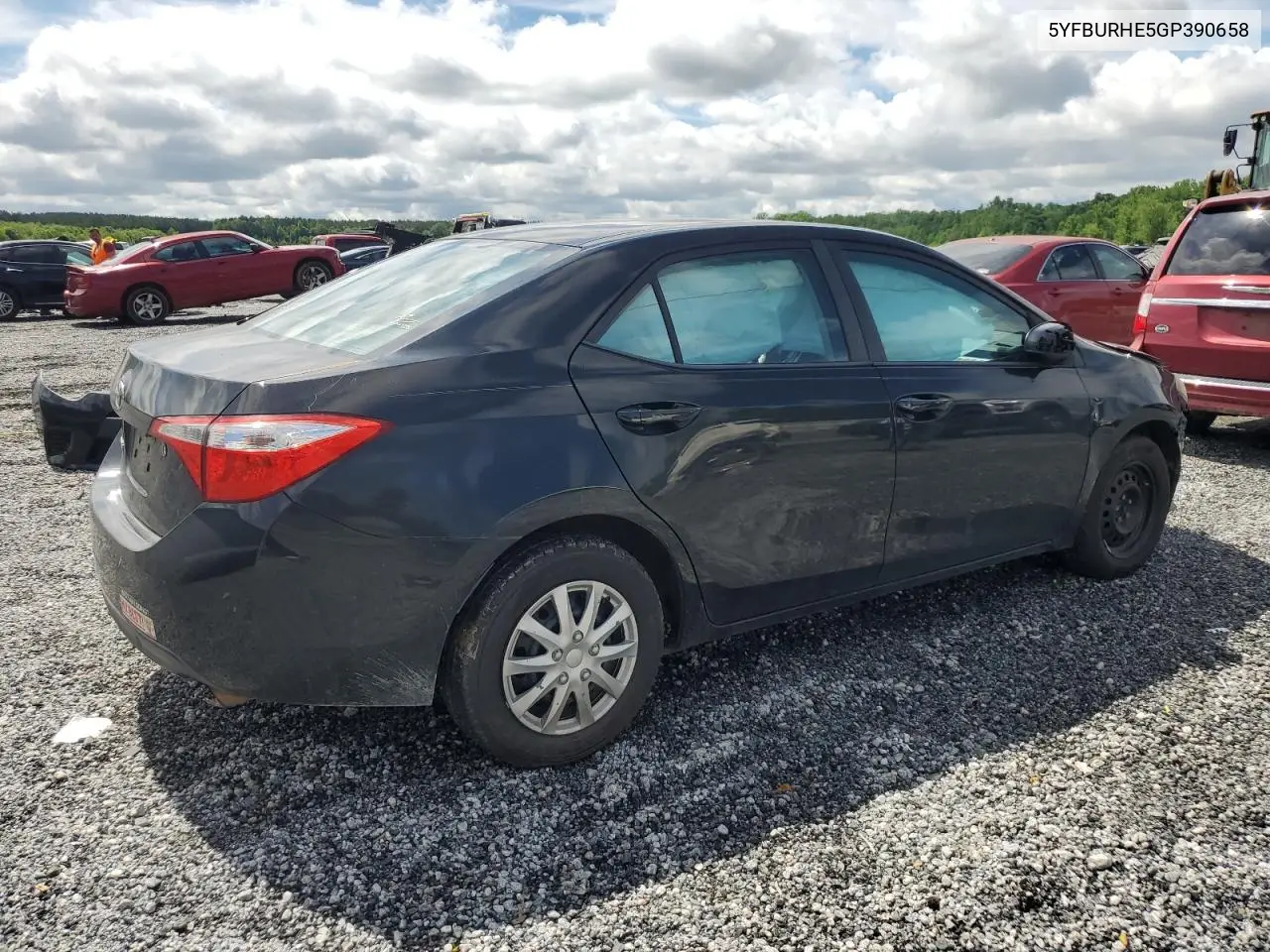 2016 Toyota Corolla L VIN: 5YFBURHE5GP390658 Lot: 56589705
