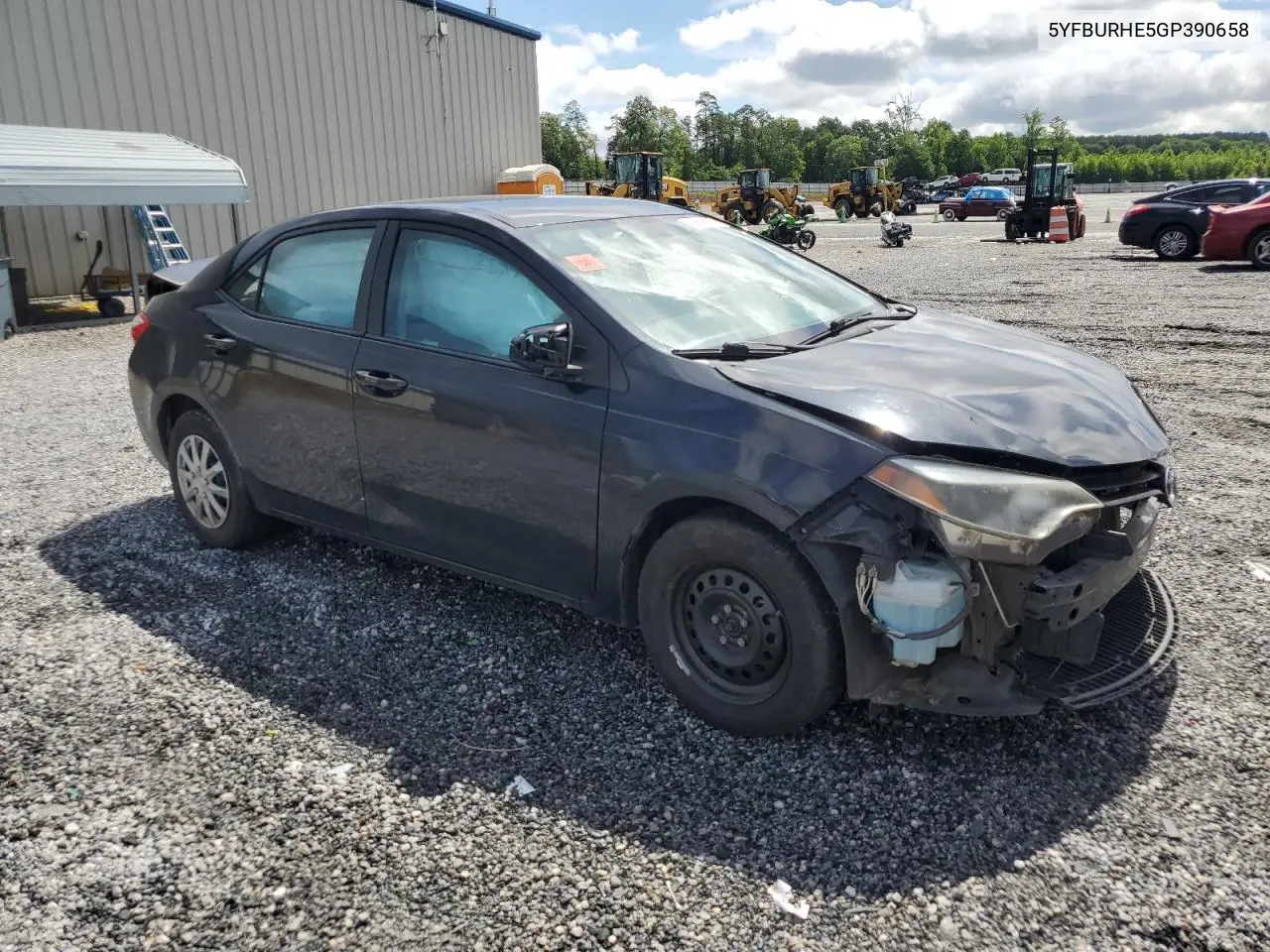 2016 Toyota Corolla L VIN: 5YFBURHE5GP390658 Lot: 56589705