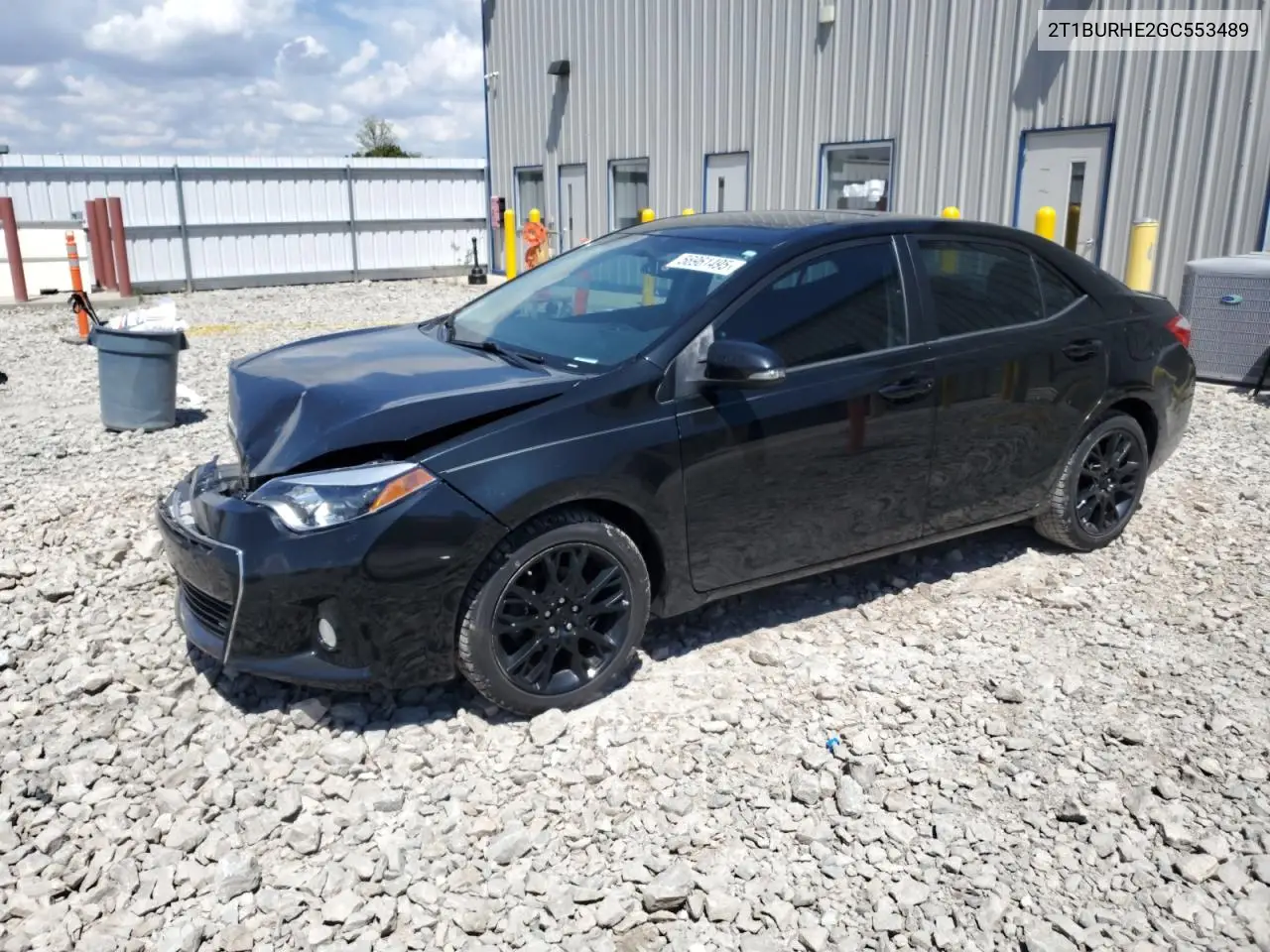 2016 Toyota Corolla L VIN: 2T1BURHE2GC553489 Lot: 56961495