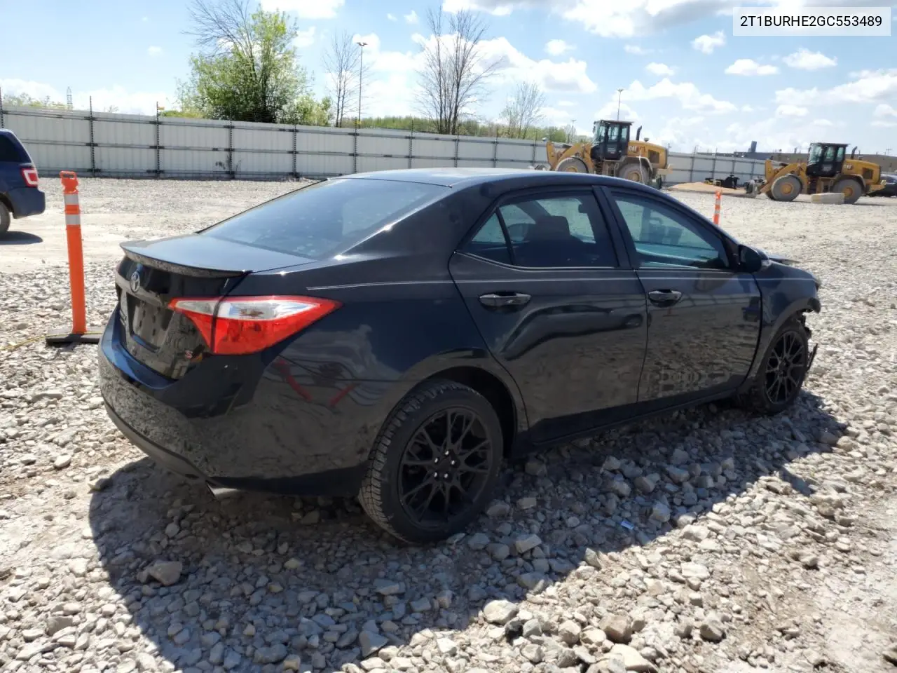 2016 Toyota Corolla L VIN: 2T1BURHE2GC553489 Lot: 56961495