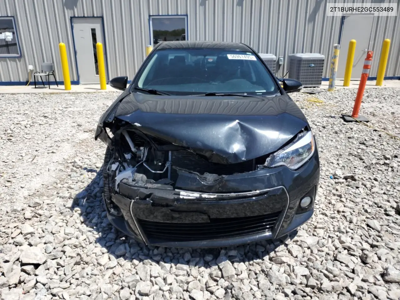 2016 Toyota Corolla L VIN: 2T1BURHE2GC553489 Lot: 56961495