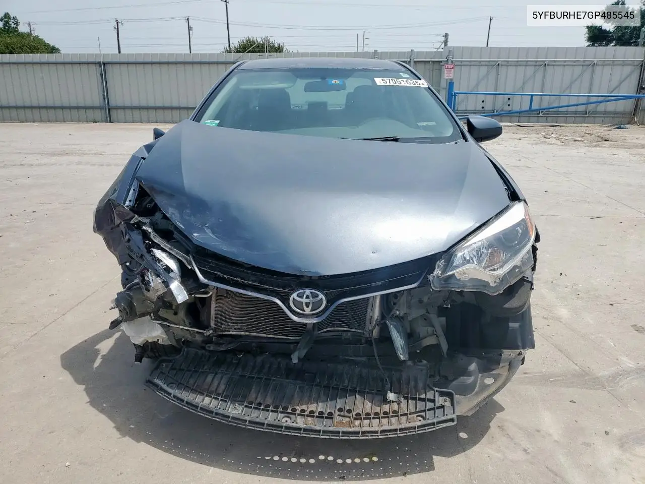 5yfburhe7gp485545 5YFBURHE7GP485545 2016 Toyota Corolla L