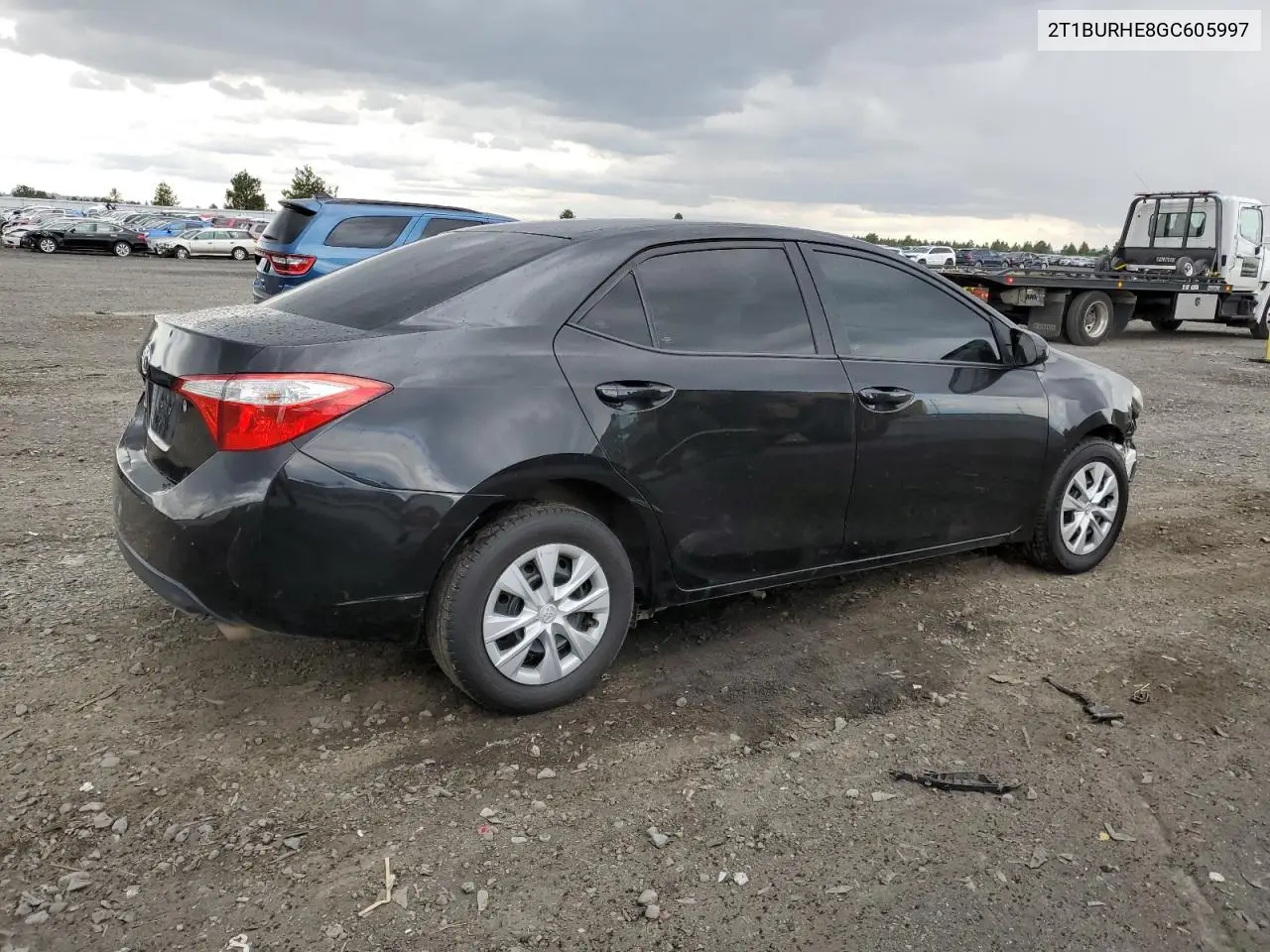 2016 Toyota Corolla L VIN: 2T1BURHE8GC605997 Lot: 57254905