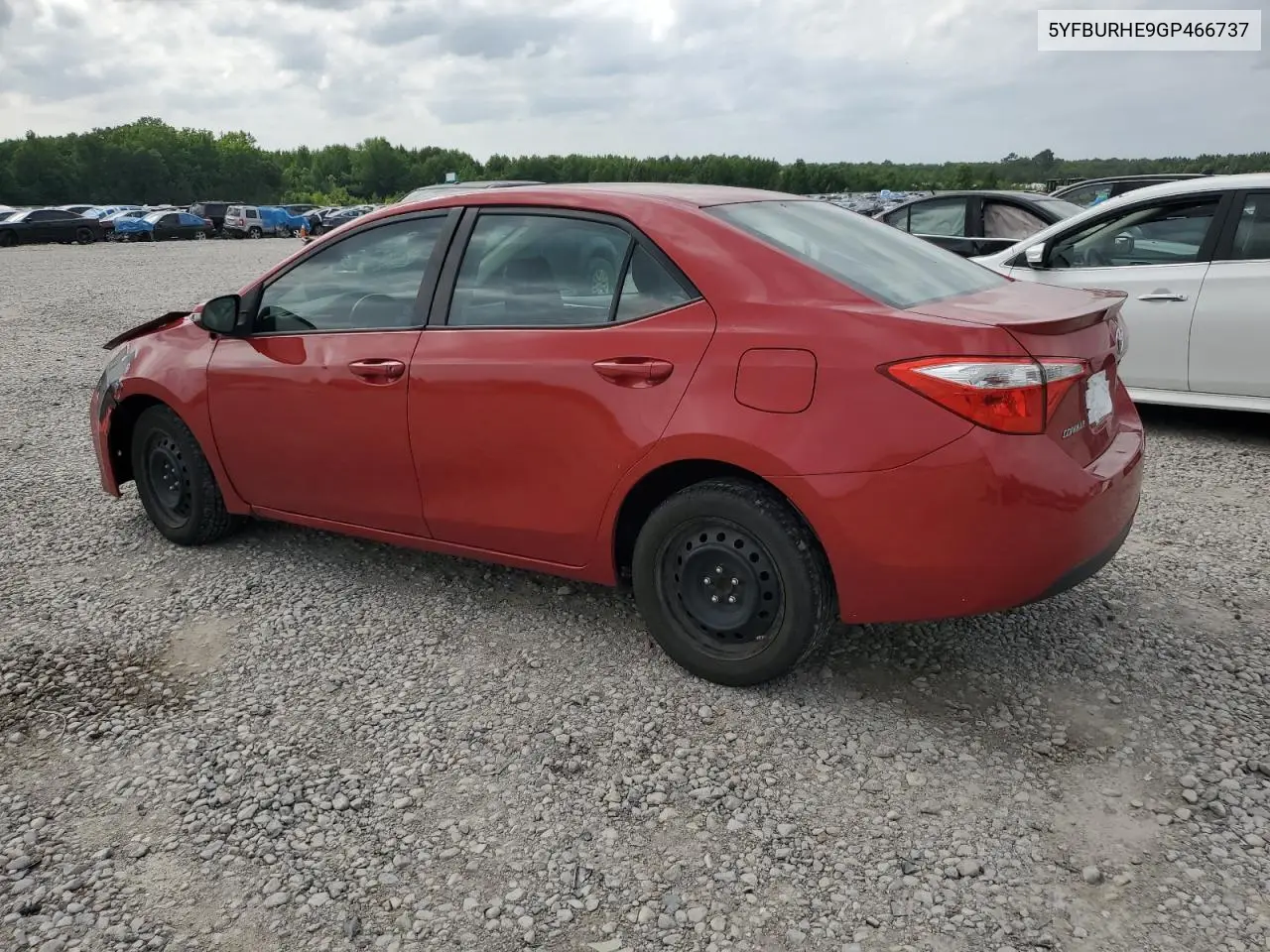 2016 Toyota Corolla L VIN: 5YFBURHE9GP466737 Lot: 57255085