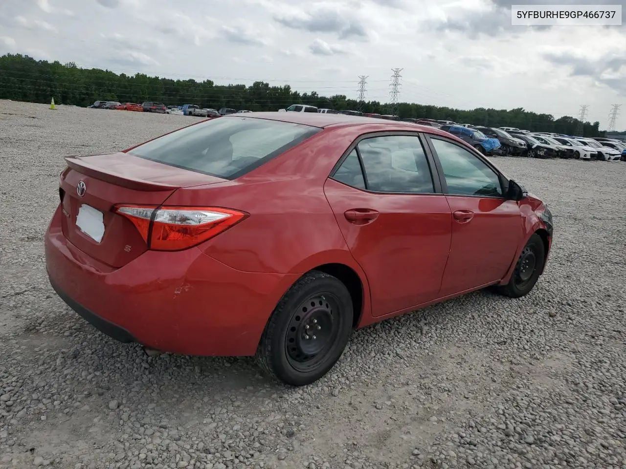 2016 Toyota Corolla L VIN: 5YFBURHE9GP466737 Lot: 57255085