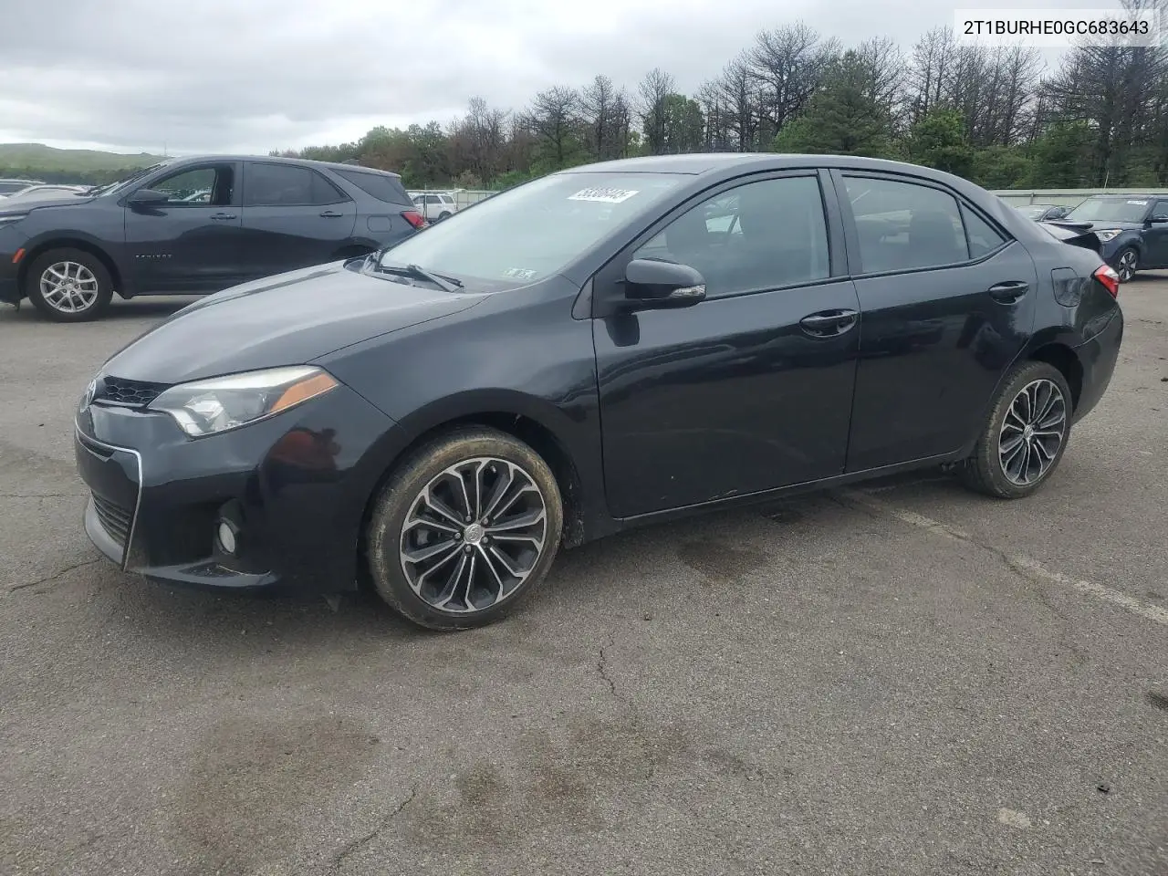 2016 Toyota Corolla L VIN: 2T1BURHE0GC683643 Lot: 58306445