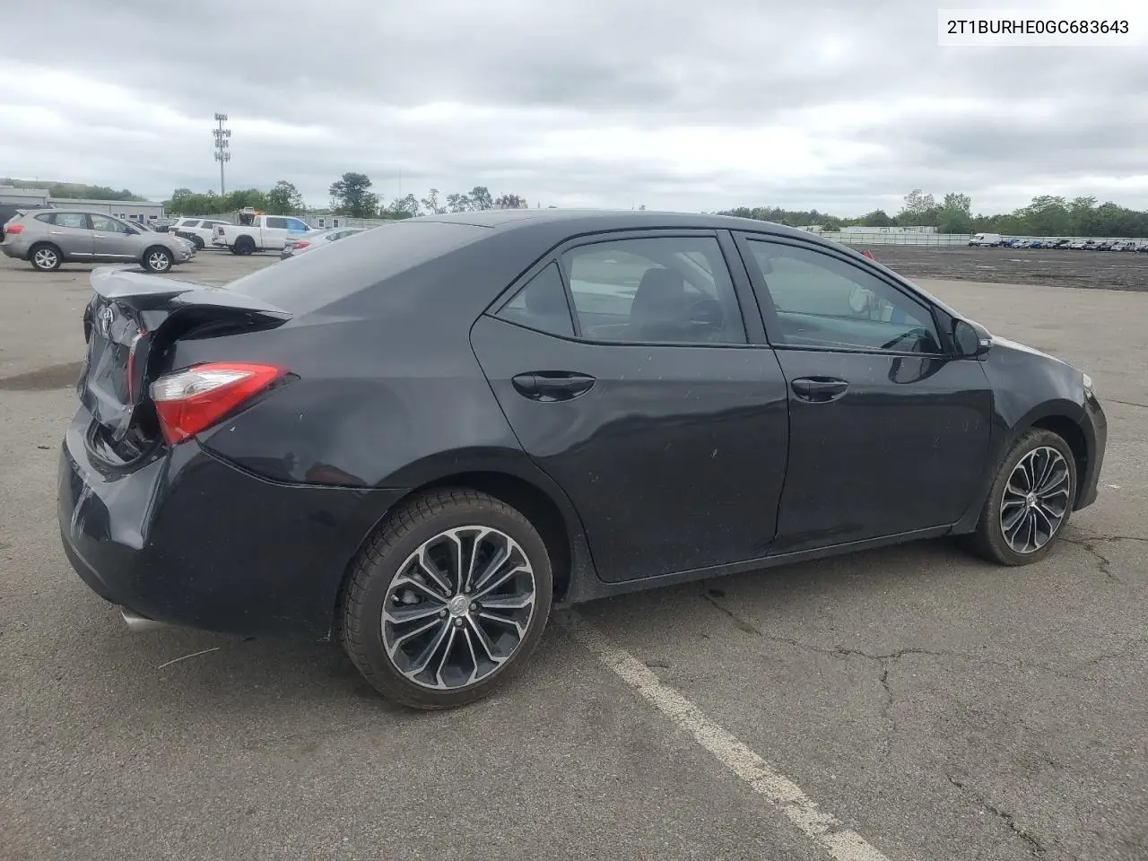 2016 Toyota Corolla L VIN: 2T1BURHE0GC683643 Lot: 58306445