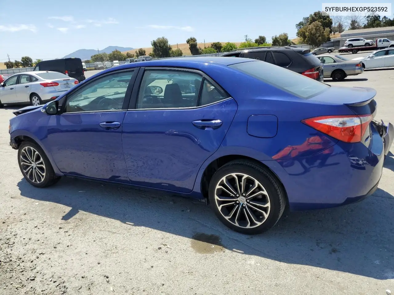 2016 Toyota Corolla L VIN: 5YFBURHEXGP523592 Lot: 58871675