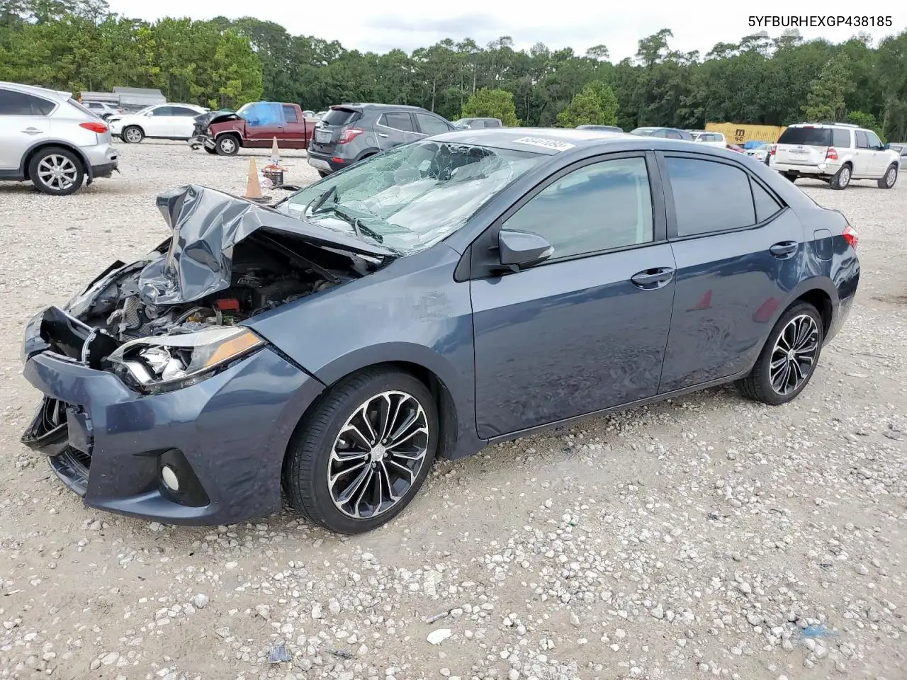 2016 Toyota Corolla L VIN: 5YFBURHEXGP438185 Lot: 60461095