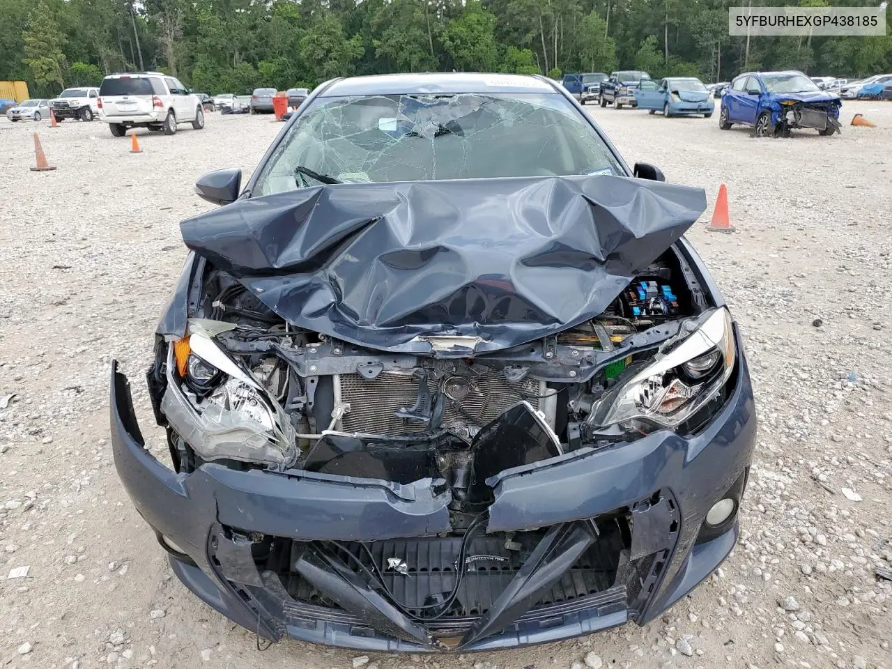 2016 Toyota Corolla L VIN: 5YFBURHEXGP438185 Lot: 60461095