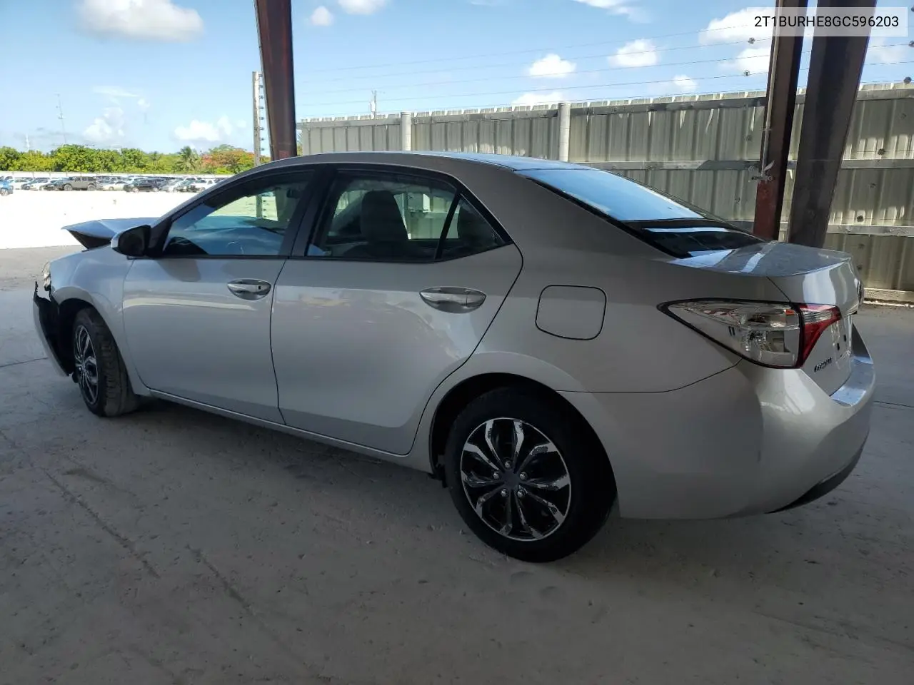 2016 Toyota Corolla L VIN: 2T1BURHE8GC596203 Lot: 61108745